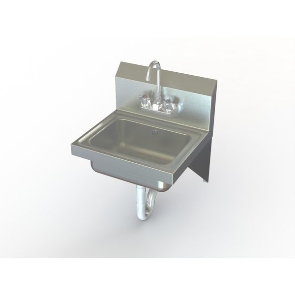 Aero Manufacturing Heavy Duty NSF Hand Sink W/ Ptrap And Overflow HSD